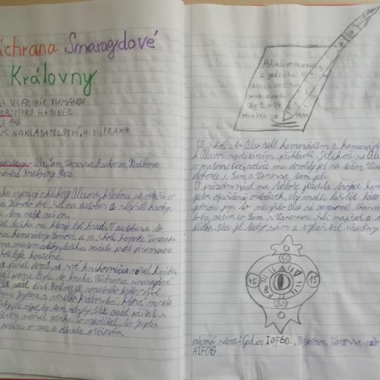Čtenářské deníky – Záchrana Smaragdové královny – 6. třída – Fotogalerie 4